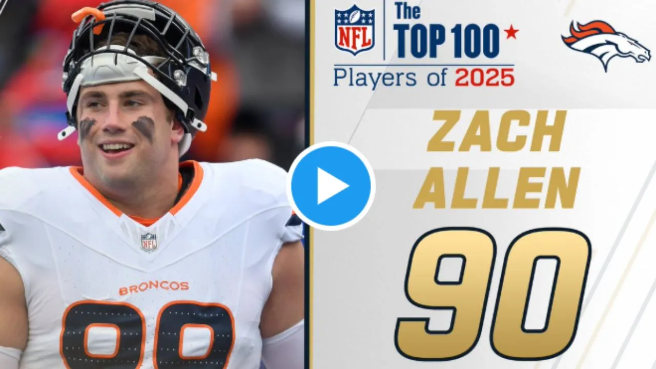Zach allen in top 100 list