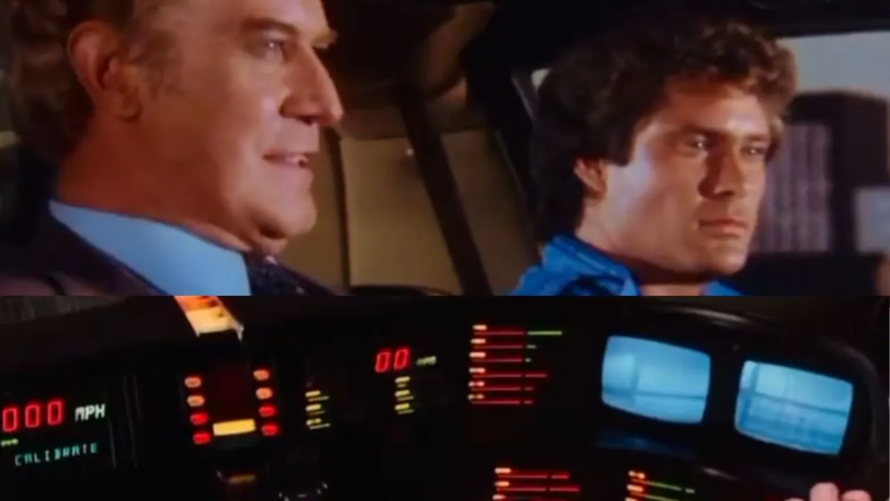 Elon musk twitted Knight rider scene