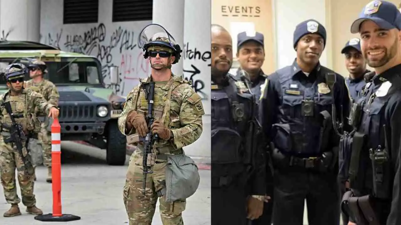 us NSG and DC Police