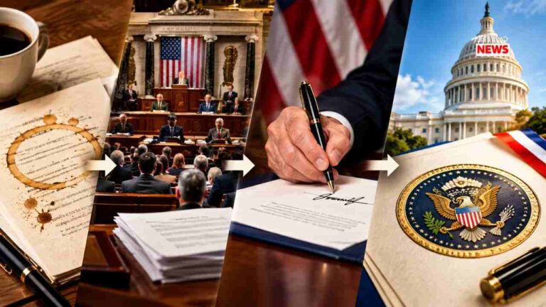 From Coffee Stain to Capitol Seal: The Wild Journey of a U.S. Bill Becoming Law